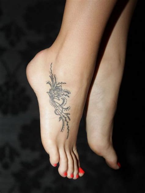 small foot tattoos for females|delicate foot tattoos for women.